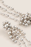 Silver Ball Drop Earrings