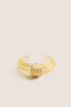 Lucite and Gold Cuff
