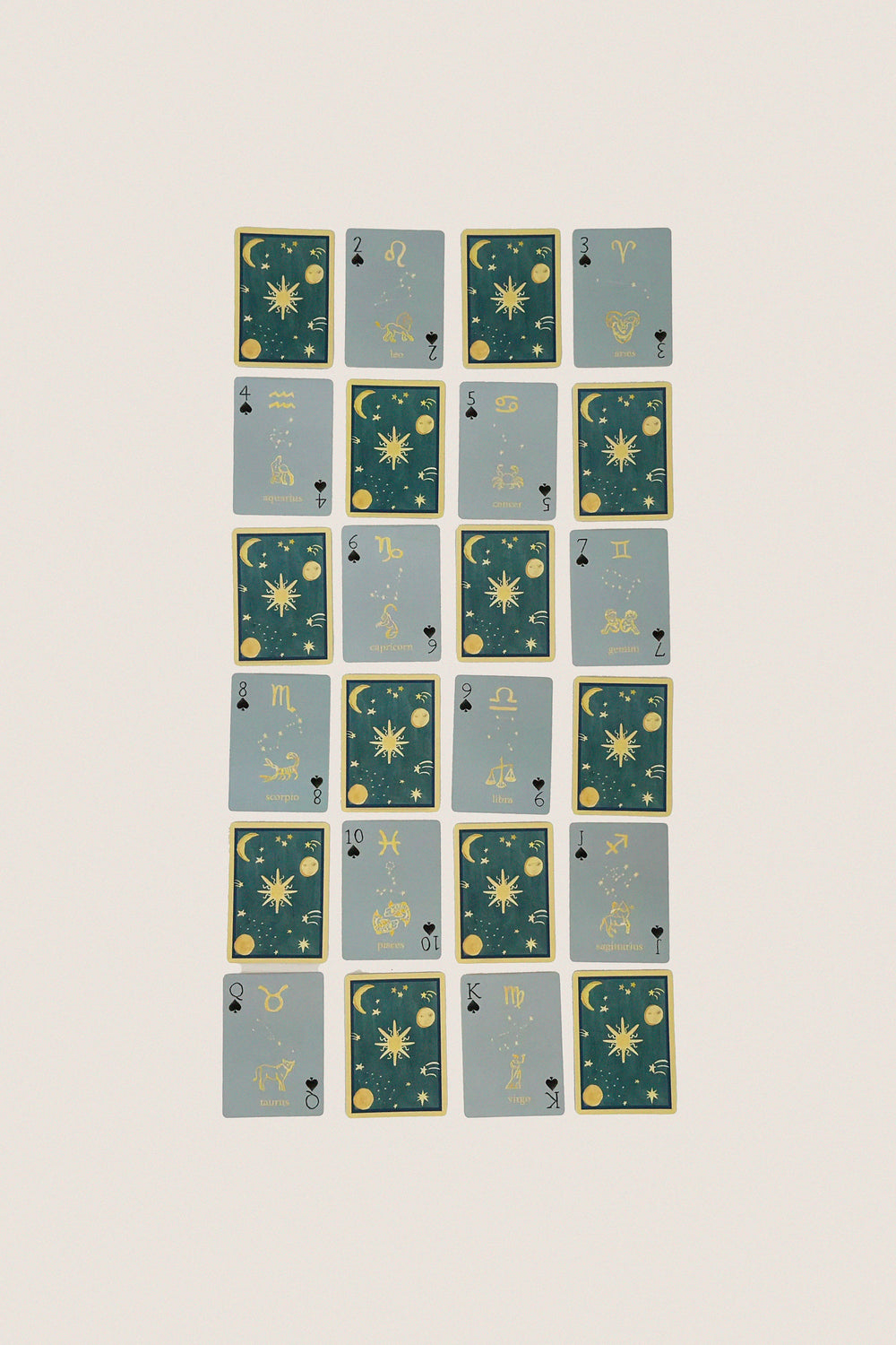 Zodiac Playing Cards