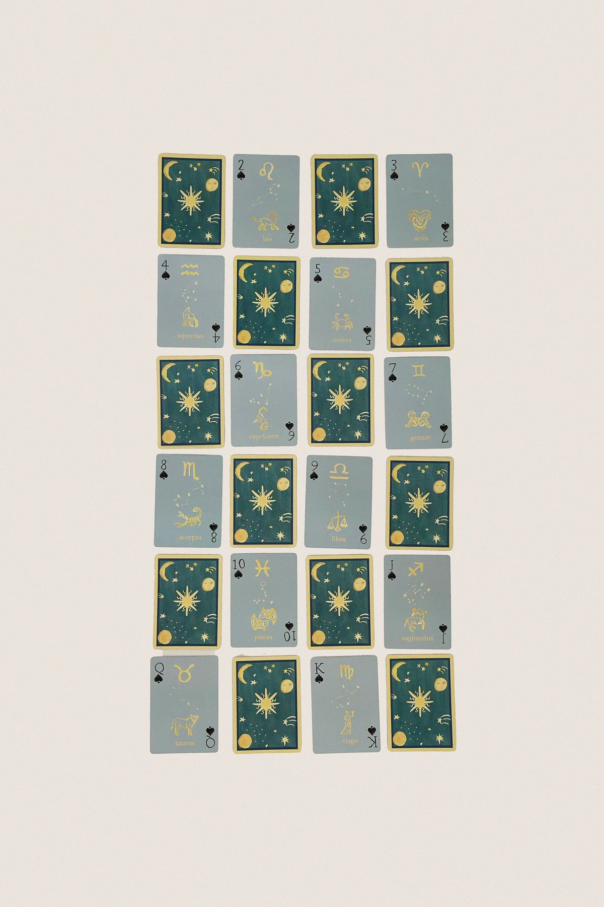 Zodiac Playing Cards