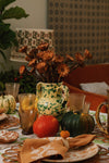 Regular Yellow and Verde Splatter Verona Vase