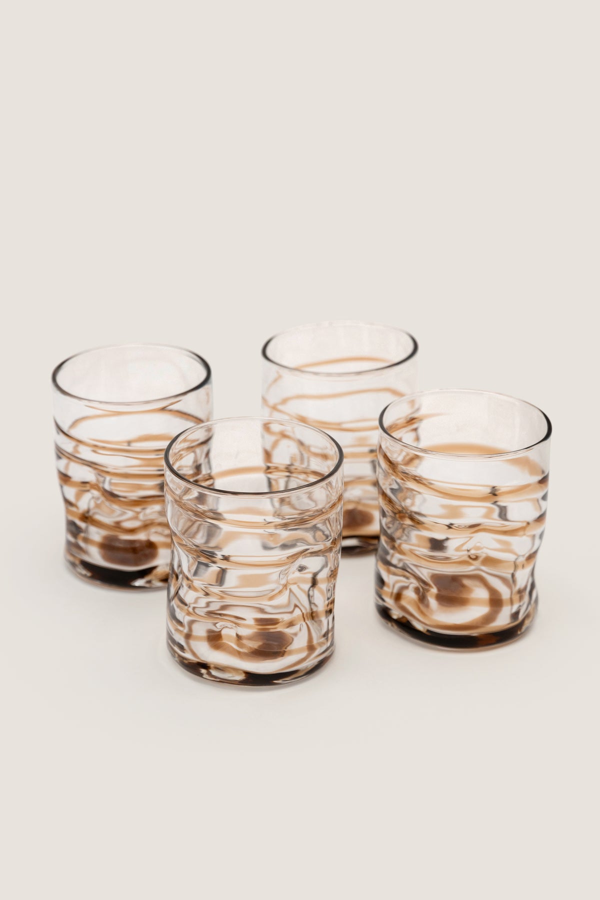 Toffee Dimple Tumblers (Set of 4)