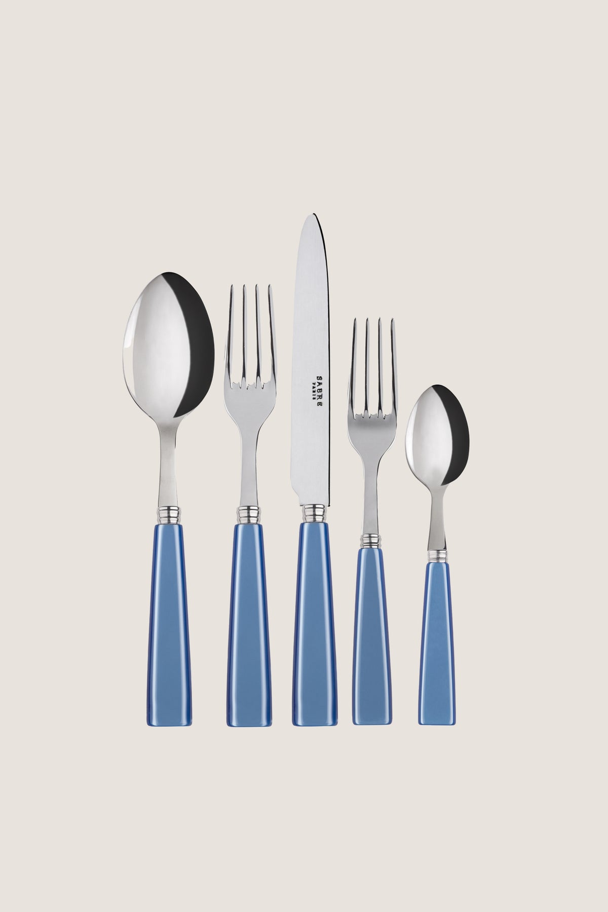 Light Blue Icone 5 Piece Place Setting