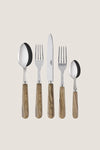 Olive Tree Wood Lavandou 5 Piece Place Setting
