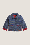 Little Girls Quilted Poplin Floral Jacket