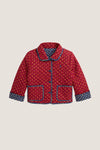 Little Girls Quilted Poplin Floral Jacket