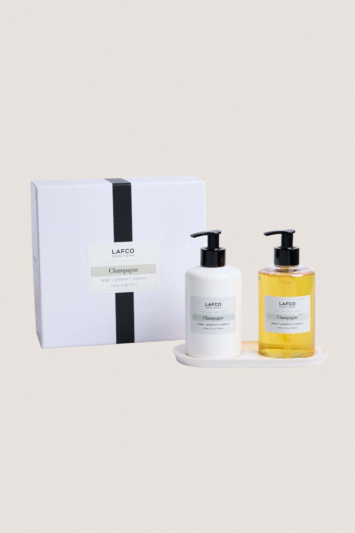 Champagne Liquid Soap and Hand Cream Duo Set