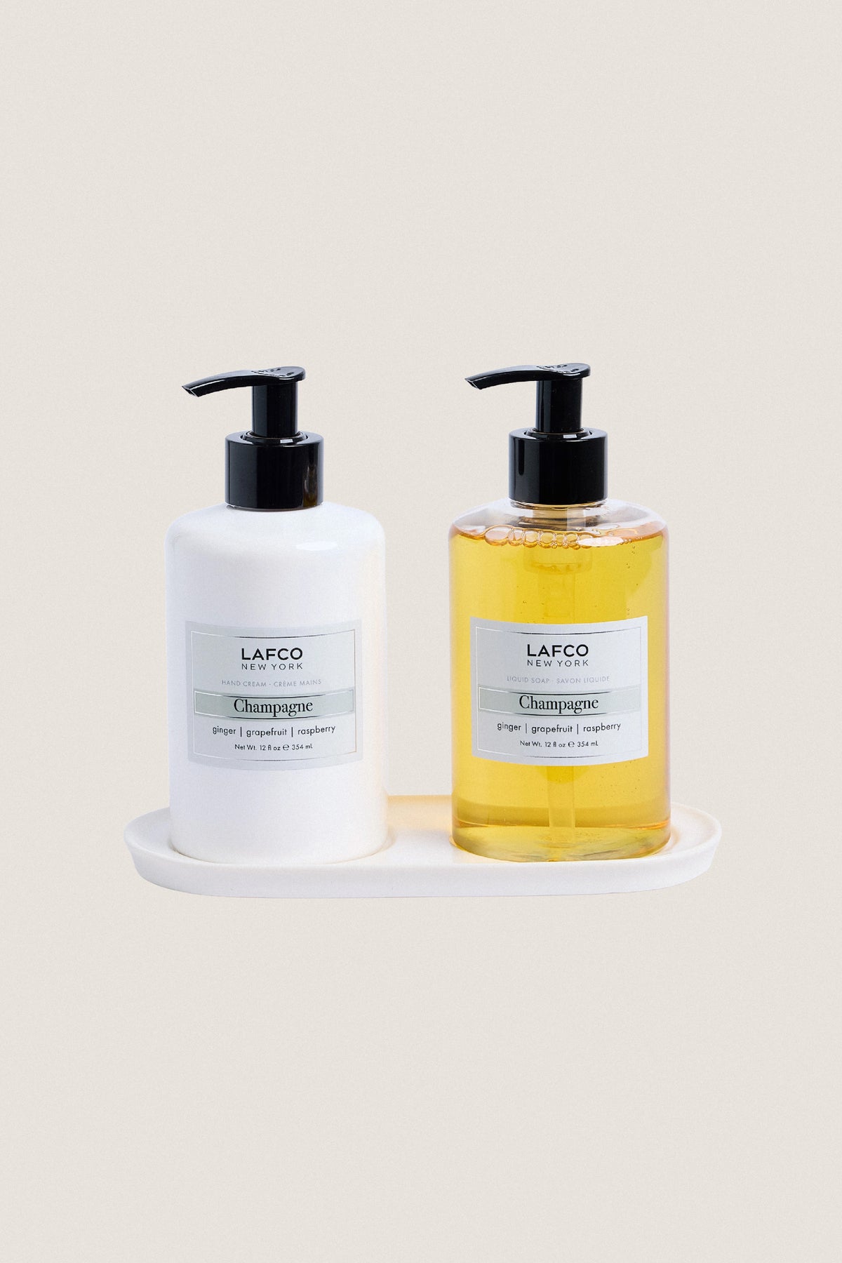 Champagne Liquid Soap and Hand Cream Duo Set