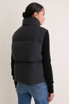 Black Fallon Puffer Vest