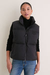 Black Fallon Puffer Vest