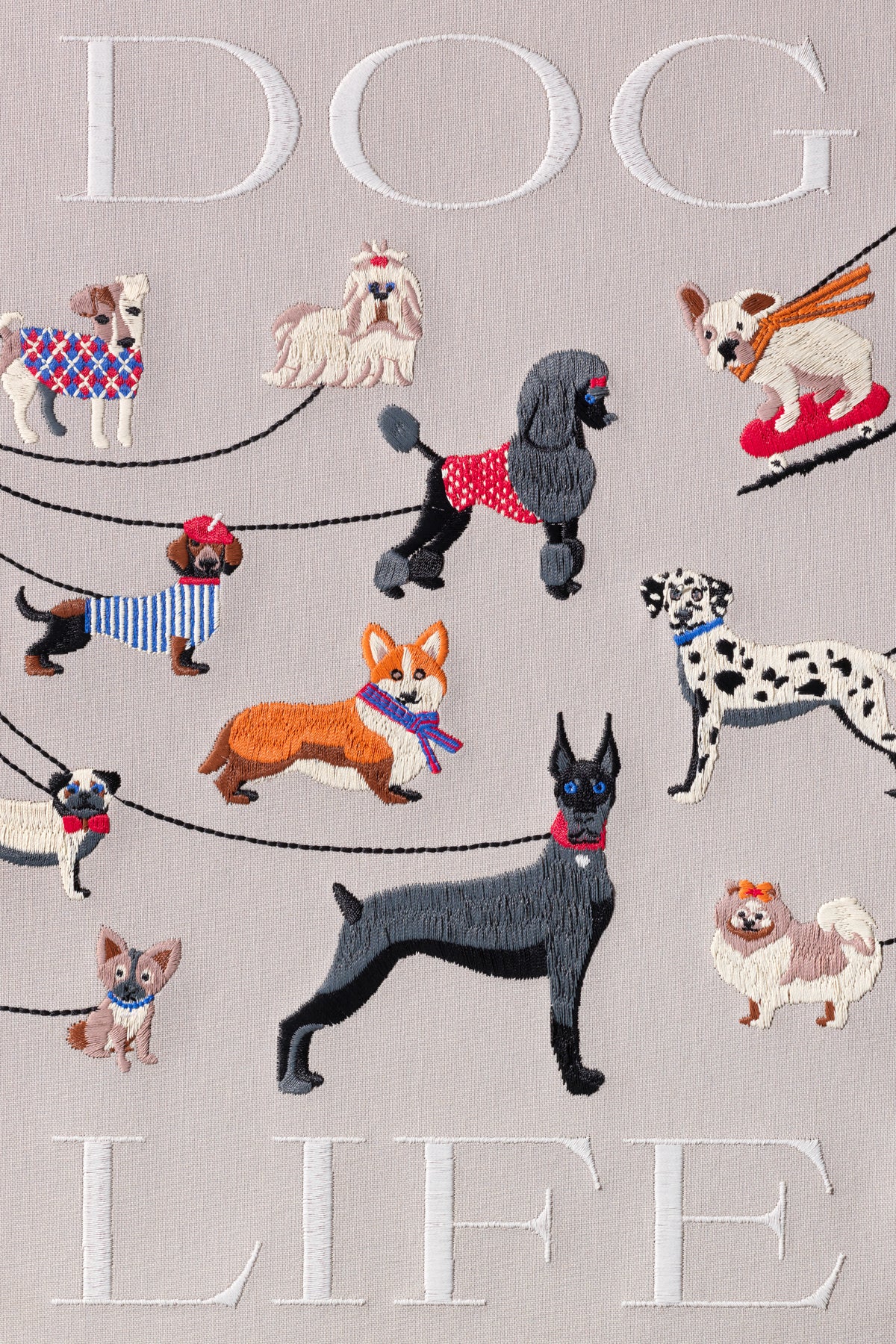 Dogs Embroidered Photo Album