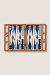 Lacquered Backgammon