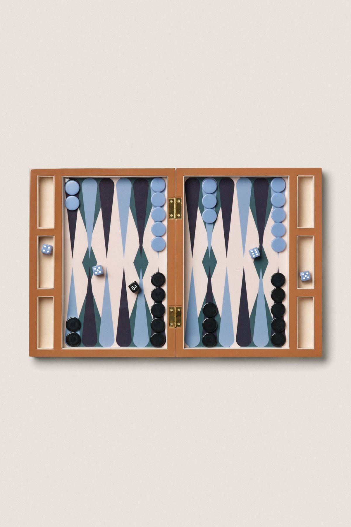 Lacquered Backgammon
