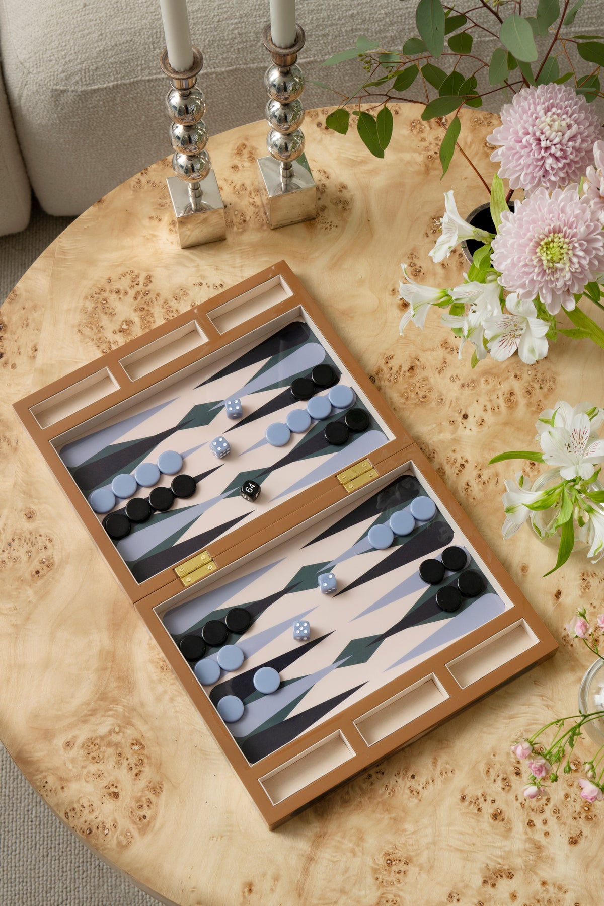Lacquered Backgammon