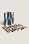 Lacquered Backgammon