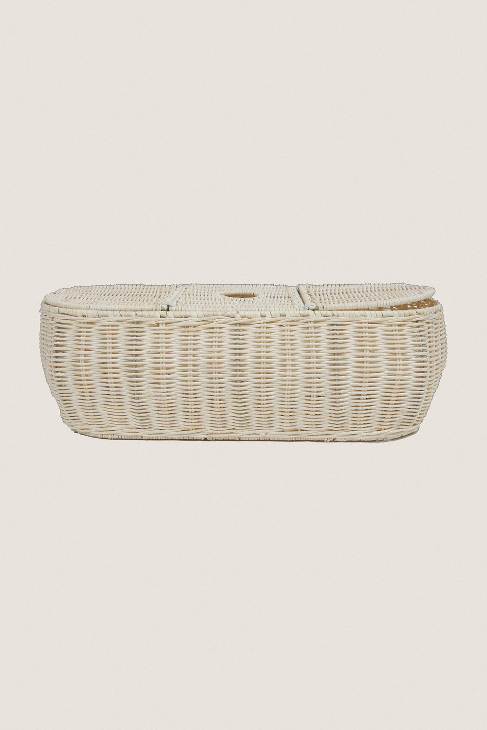 3 Part Tissue Basket in Rattan