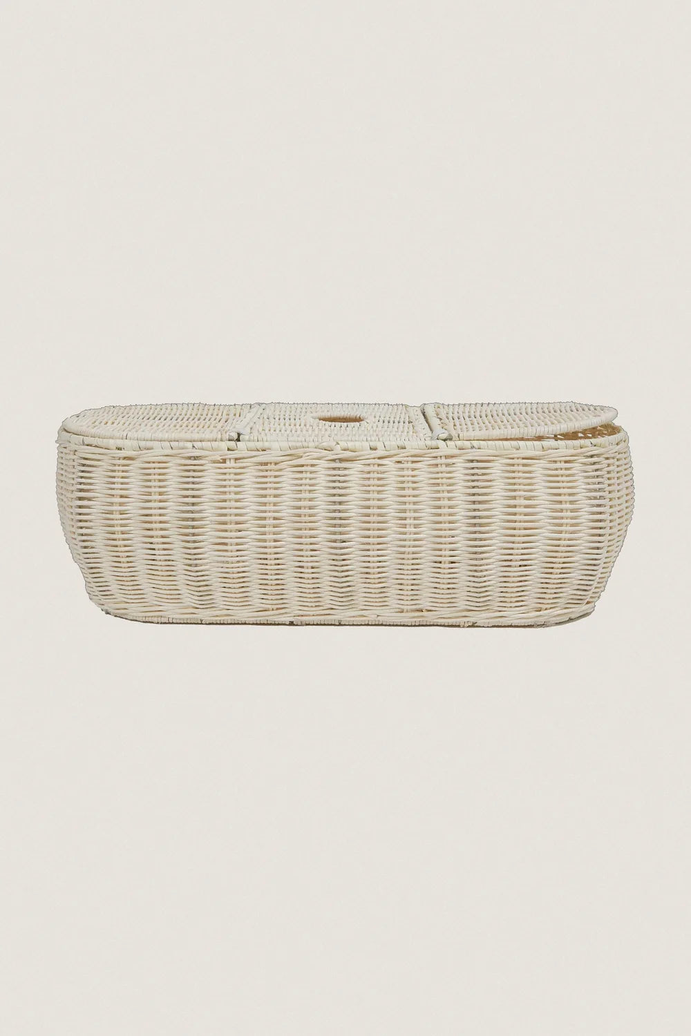 3 Part Tissue Basket in Rattan