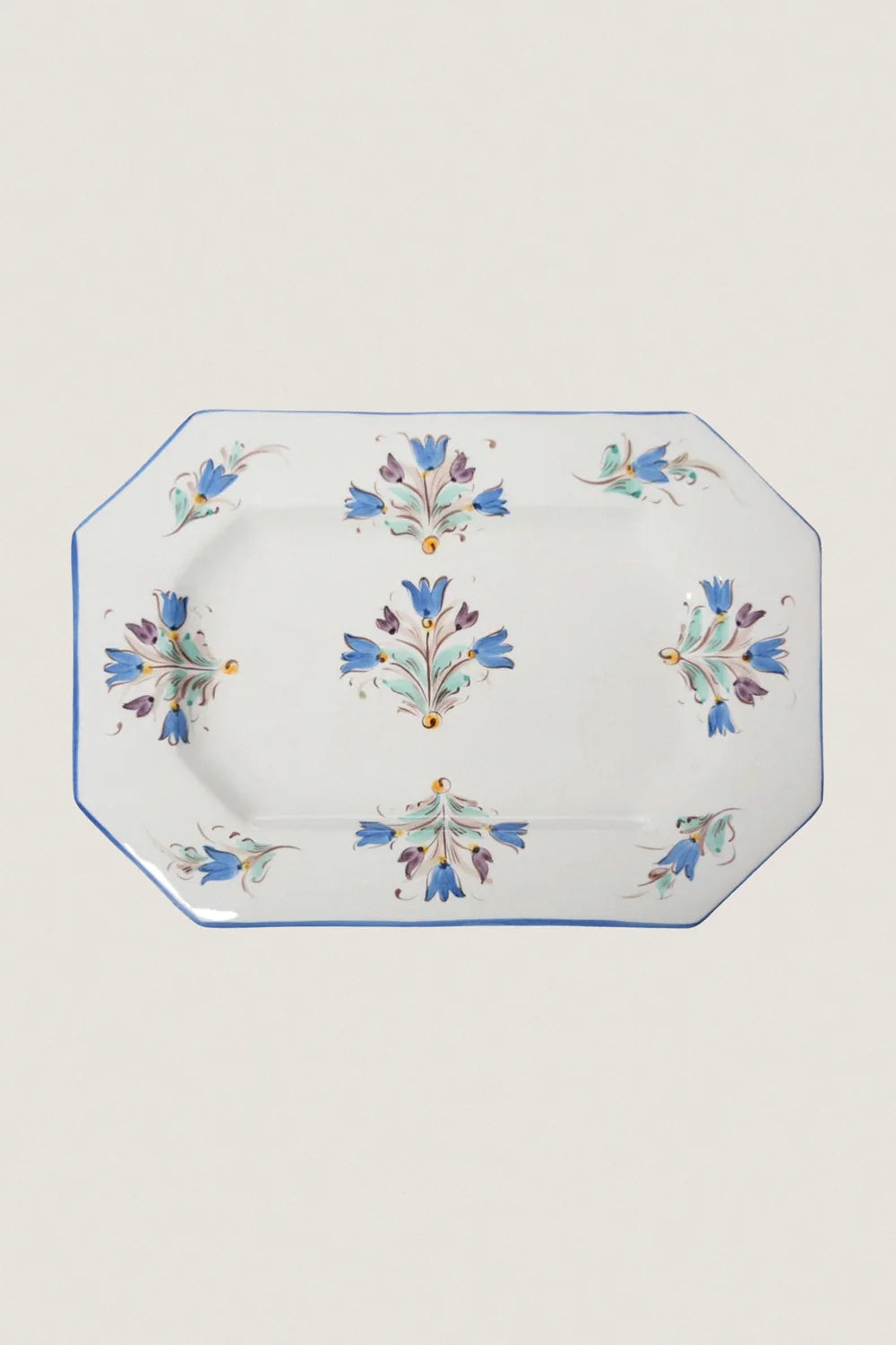 Multi Tulip Octagonal Platter