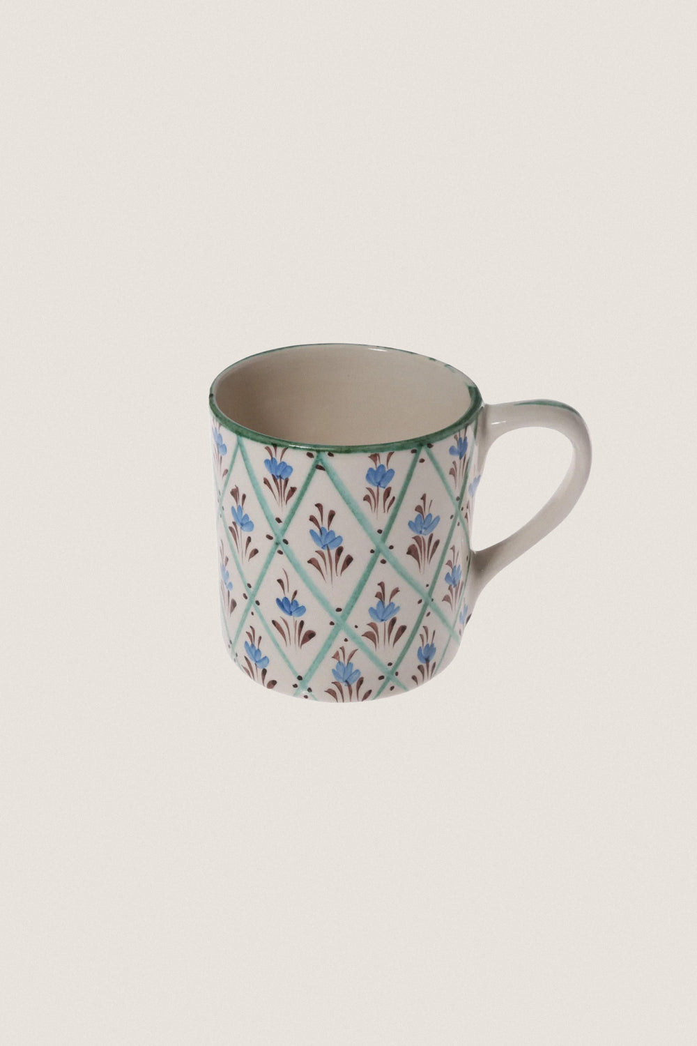 Multi Chita Green Trellis Mug