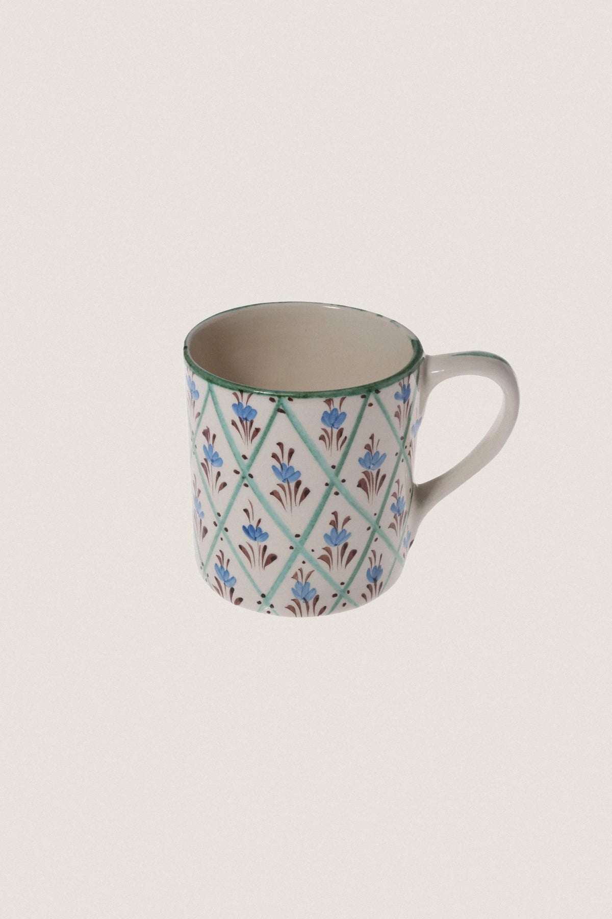 Multi Chita Green Trellis Mug
