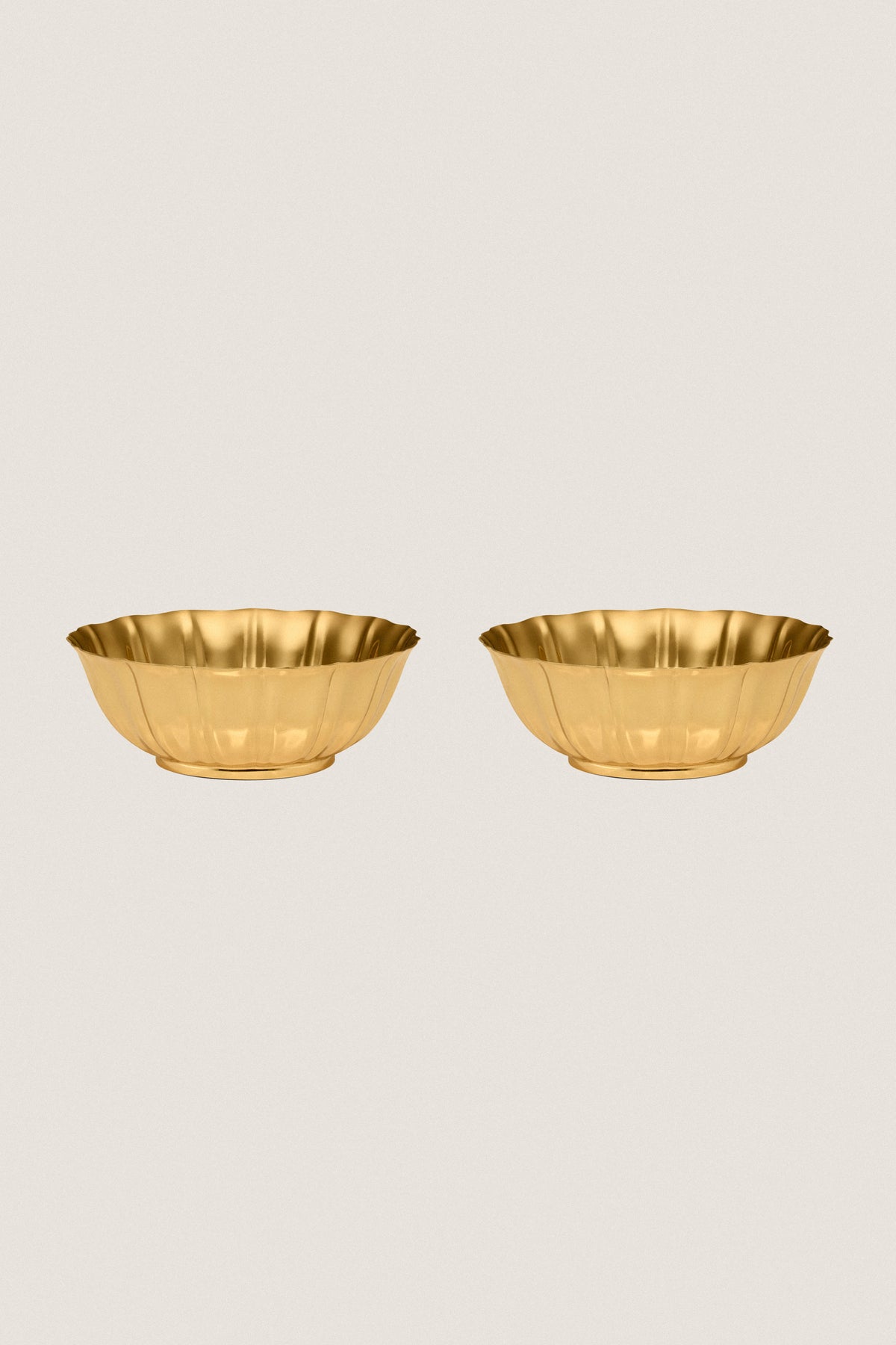 Gold Mairie Small Bowls (Set of 2)