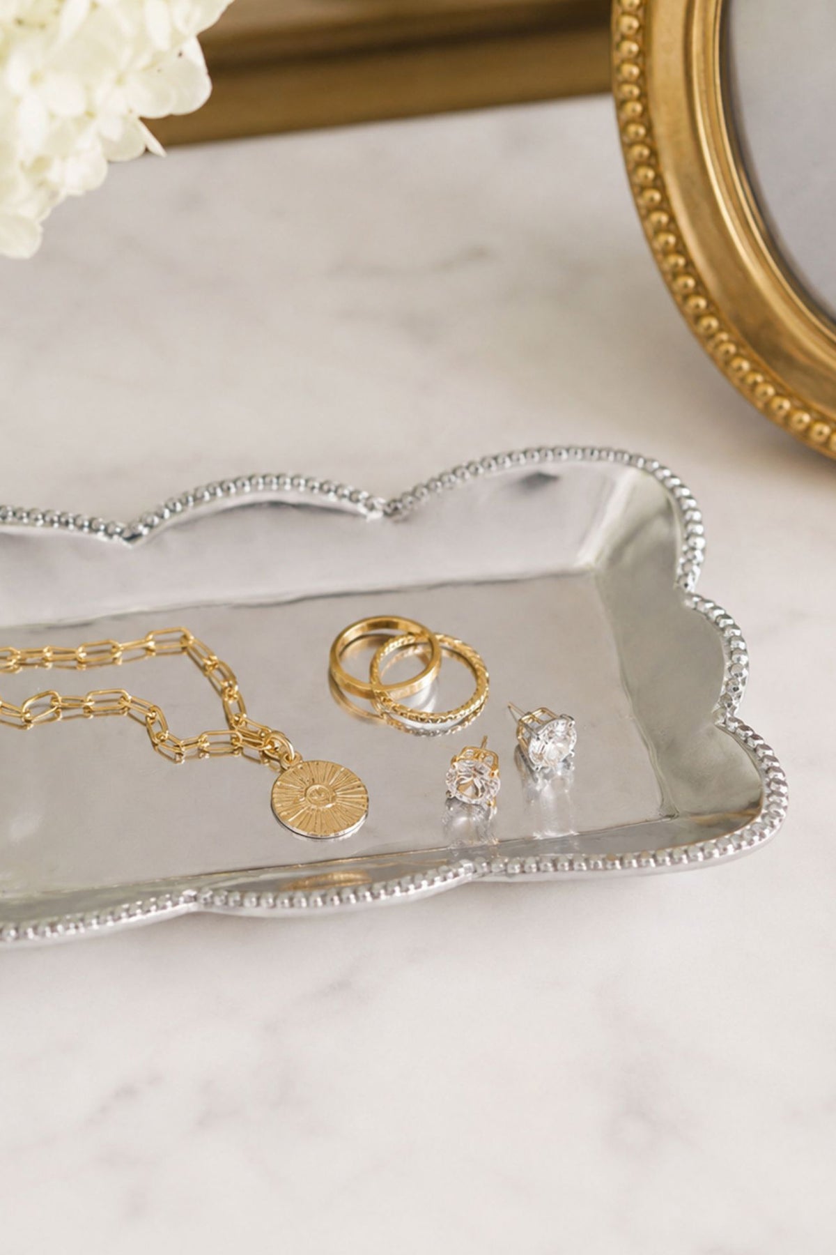 Silver Sueno Small Plate