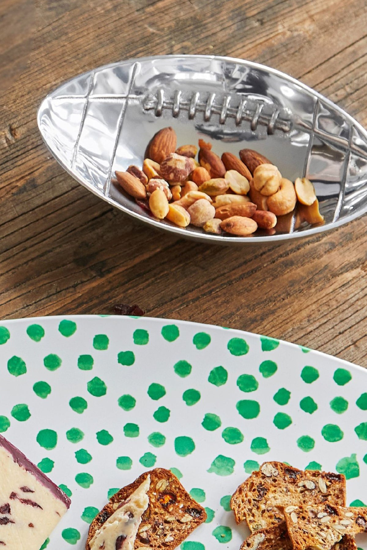 Silver Football Nut Dish
