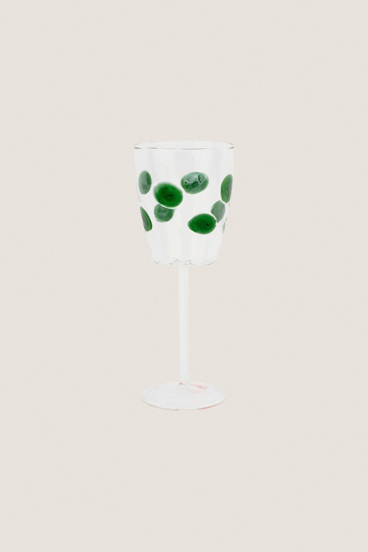 Green Wine Glass