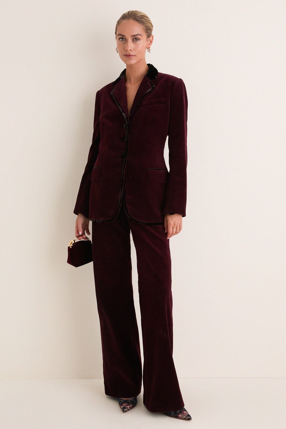 Brown Victoria Cordeaux Blazer