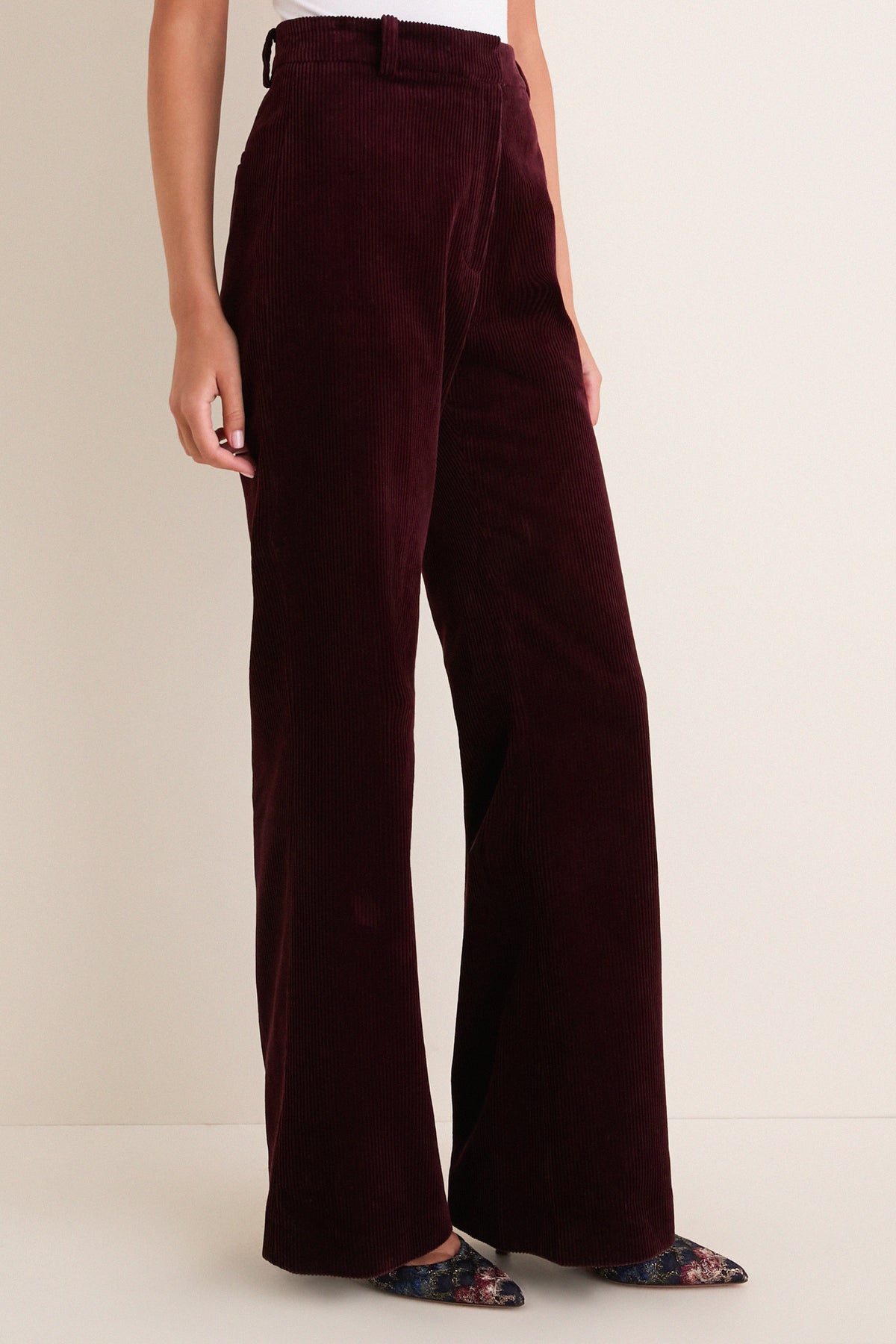 Brown Lexi Cordeaux Pants
