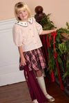 Nutcracker Embroidery Girls Noelle Top