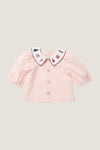Nutcracker Embroidery Girls Noelle Top