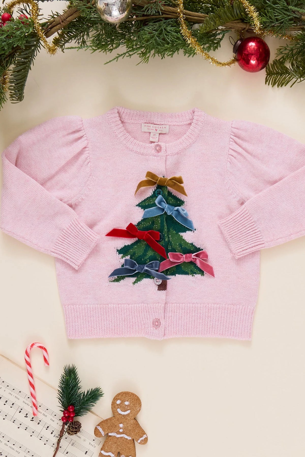 Velvet Bows Girls Constance Sweater