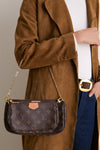 LOUIS VUITTON Brown Monogram Multi Pochette