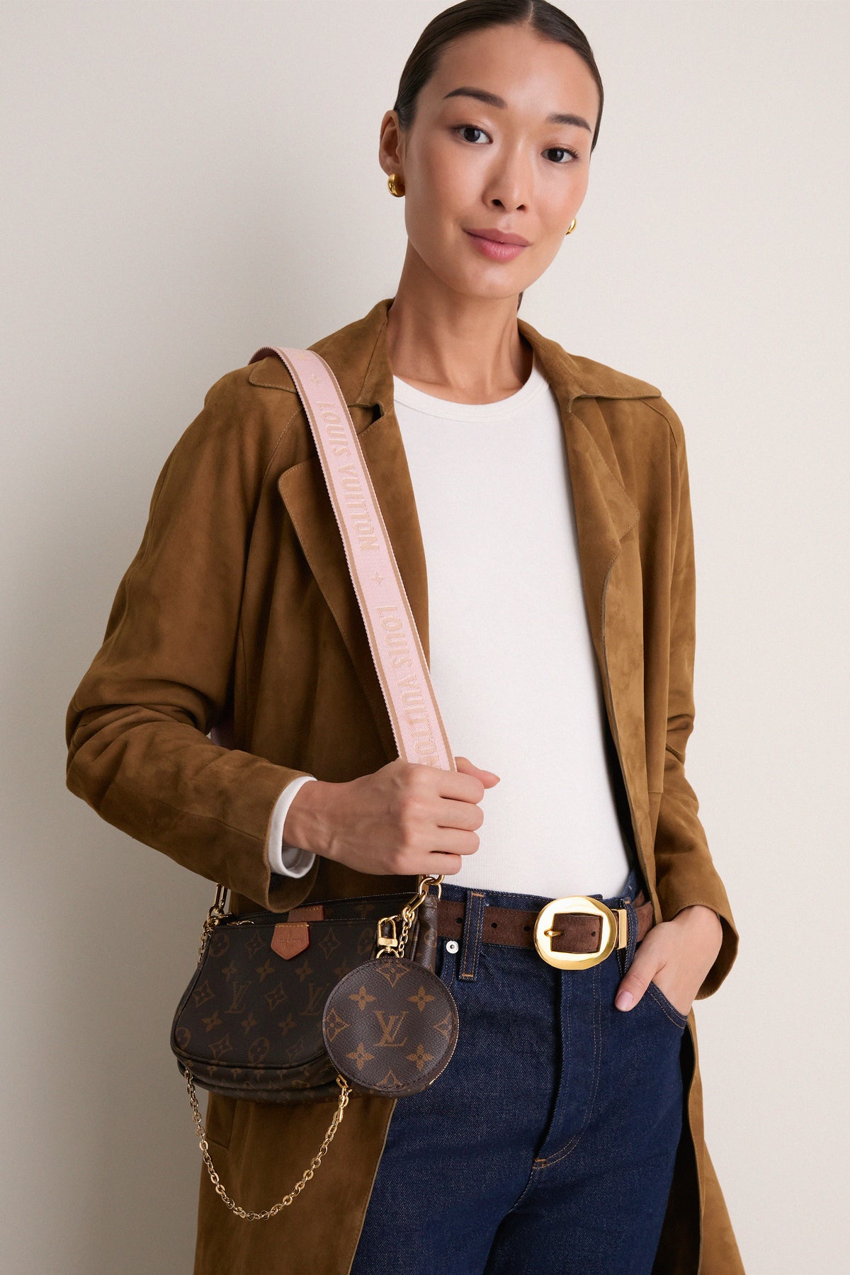 LOUIS VUITTON Brown Monogram Multi Pochette