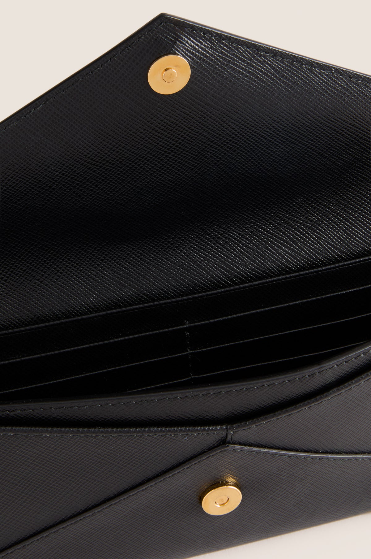 PRADA Black Saffiano Chain Shoulder Bag