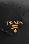 PRADA Black Saffiano Chain Shoulder Bag