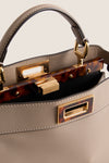 FENDI Beige Peek-a-boo Small 2 Way Handbag
