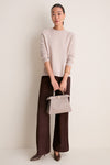 FENDI Beige Peek-a-boo Small 2 Way Handbag
