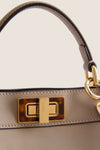 FENDI Beige Peek-a-boo Small 2 Way Handbag