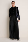 CHANEL Navy Large Classic Shoulder Bag