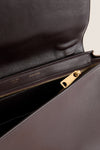 CELINE Burgundy/Brown Small Trapeze