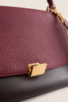 CELINE Burgundy/Brown Small Trapeze