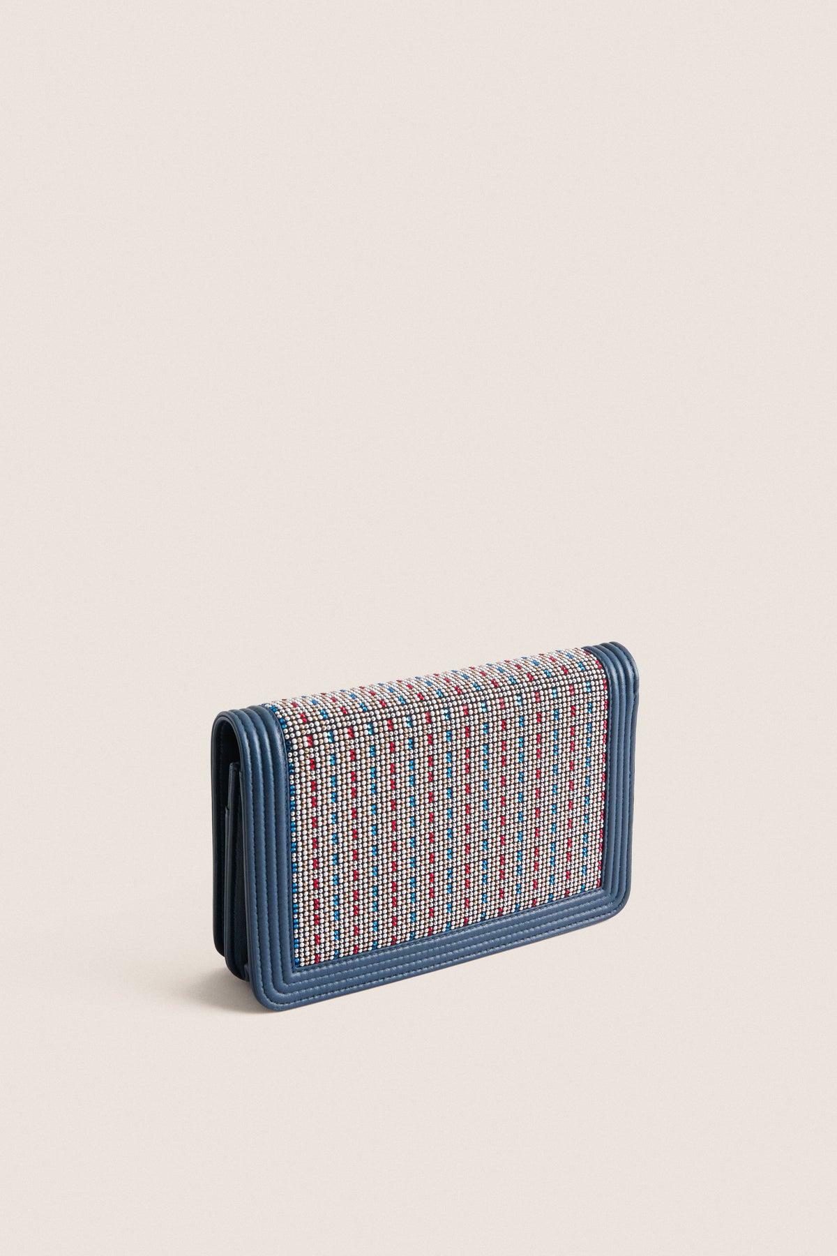 CHANEL Blue Multi Wallet On Chain
