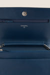 CHANEL Blue Multi Wallet On Chain