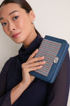 CHANEL Blue Multi Wallet On Chain