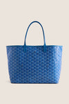 GOYARD Sky Blue Goyardine Saint Louis PM Tote