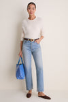 GOYARD Sky Blue Goyardine Saint Louis PM Tote