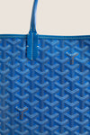 GOYARD Sky Blue Goyardine Saint Louis PM Tote
