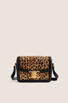 CELINE Beige and Black Triomphe Teen Shoulder Bag